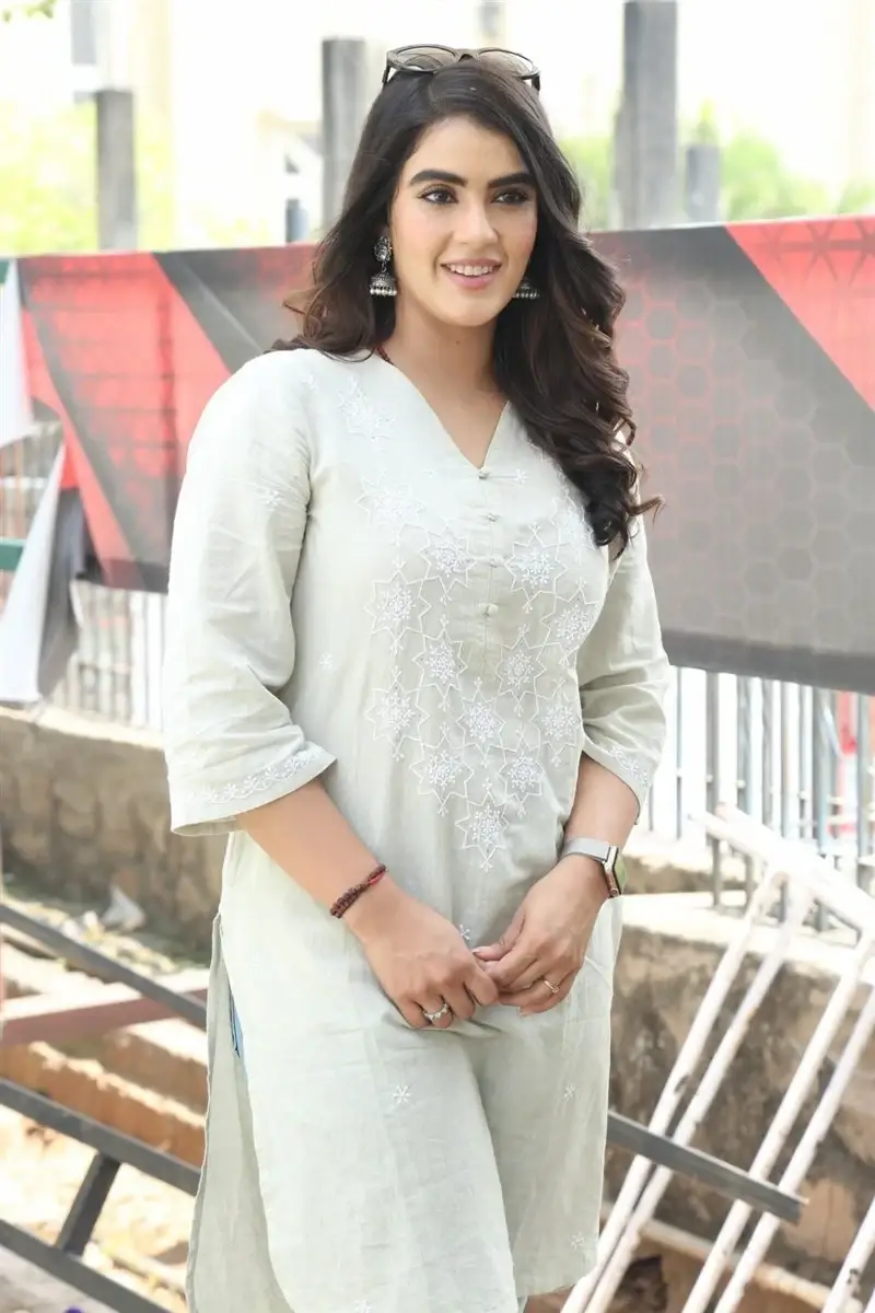 Indian Actress Kavya Thapar at Ooru Peru Bhairavakona Movie Launch